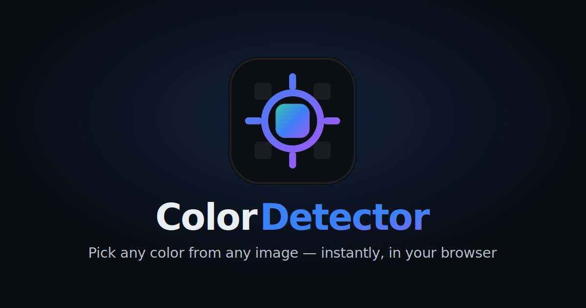 ColorDetector — Image Color Picker & HEX Color Finder